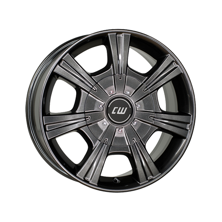 Jante aluminium Borbet CH, 7,5x17 ET47 5x160 65,1, mistral anthracite glossy