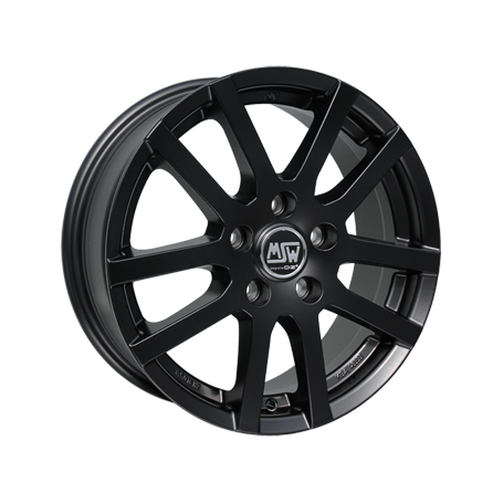 Jante aluminium MSW 22, 5,5x14 ET35 4x100 63,4, matt black