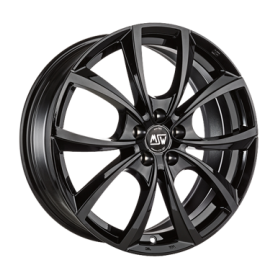 Jante aluminium MSW 27, 7,5x17 ET45 5x114,3 73,1, gloss black