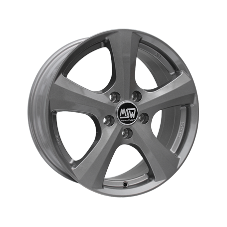 Jante aluminium MSW 19, 7x17 ET42 5x115 70,2, grey silver