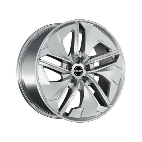 Jante aluminium Borbet TX, 9x20 ET35 5x120 72,5, metal grey glossy