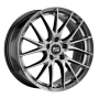 Jante aluminium MSW 29, 8x19 ET45 5x120 72,56, hyper dark
