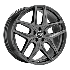 Jante aluminium MSW 40, 10x20 ET38 5x120 72,56, gloss gun metal