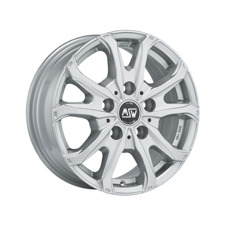 Jante aluminium MSW 48, 6,5x16 ET60 5x160 65, full silver