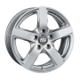 Jante aluminium MSW 55, 8,5x19 ET30 5x112 73,1, full silver