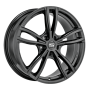 Jante aluminium MSW 73, 8,5x19 ET35 5x120 72,56, gloss dark grey