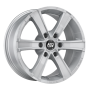 Jante aluminium MSW Sahara 6, 8x17 ET30 6x114,3 66,1, full silver