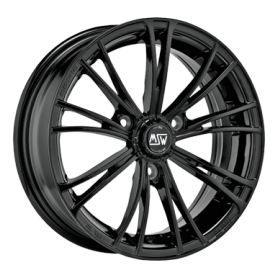 Jante aluminium MSW X2, 6,5x15 ET30 3x112 57, gloss black