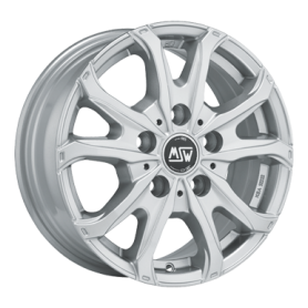 Jante aluminium MSW 48 Van, 7x17 ET66 5x130 89,1, full silver
