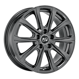 Jante aluminium MSW 79, 6,5x16 ET40 5x100 57,1, gloss dark grey