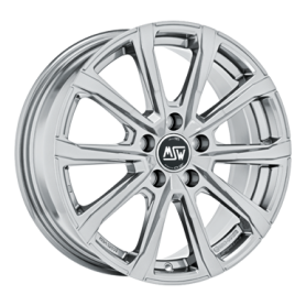Jante aluminium MSW 79, 7x17 ET40 5x114,3 66,1, full silver