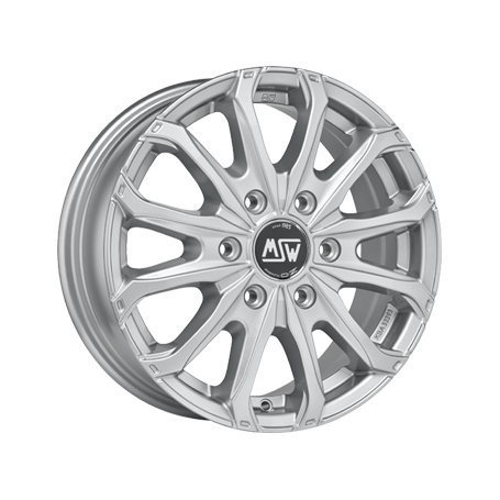 Jante aluminium MSW 48 Van 6L, 6,5x16 ET62 6x130 84,1, full silver