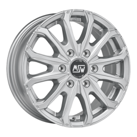 Jante aluminium MSW 48 Van 6L, 6,5x16 ET68 6x125 74,1, full silver