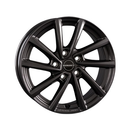 Jante aluminium Borbet V, 7x19 ET38 5x108 65,1, mistral anthracite glossy