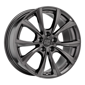 Jante aluminium MSW 27 T, 9,5x19 ET45 5x114,3 64,12, gloss dark grey