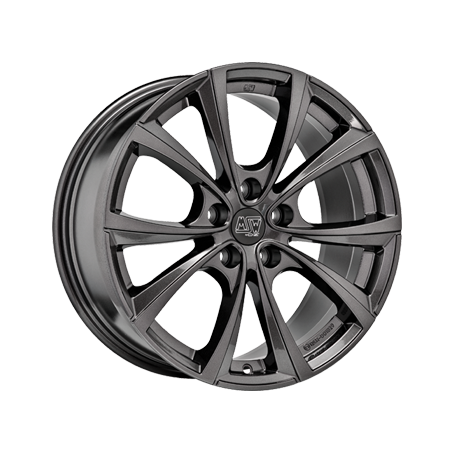Jante aluminium MSW 27 T, 9,5x19 ET45 5x114,3 64,12, gloss dark grey