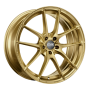 Jante aluminium OZ Leggera HLT, 7,5x17 ET48 5x100 68, race Gold