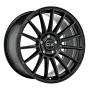 Jante aluminium OZ Superturismo Dakar, 8,5x20 ET30 5x112 79, matt schwarz mit silberner Schrift