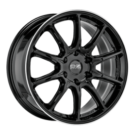Jante aluminium OZ Hyper XT HLT, 9x20 ET38 6x114,3 66,1, gloss black diamond lip
