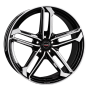 Jante aluminium Borbet ATX, 8,5x20 ET45 5x108 72,5, black polished glossy