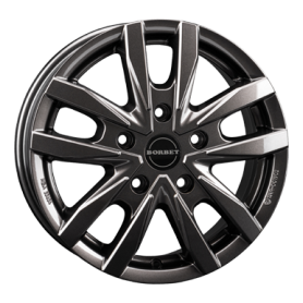Jante aluminium Borbet CW5, 6,5x16 ET66 5x130 89,1, mistral anthracite glossy