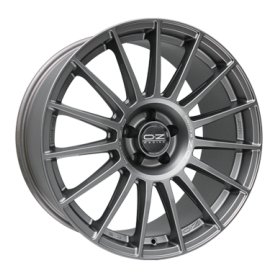 Jante aluminium OZ Superturismo Dakar, 8,5x20 ET32 5x120 79, matt graphit mit silberner Schrift