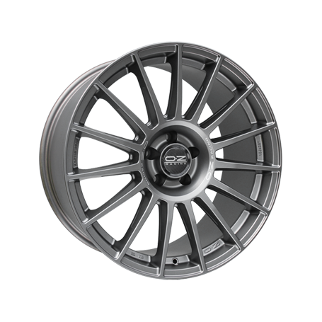 Jante aluminium OZ Superturismo Dakar, 9x21 ET26 5x112 75, matt graphit mit silberner Schrift