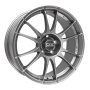 Jante aluminium OZ Ultraleggera, 8x17 ET48 5x100 68, matt graphit silber