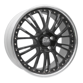 Jante aluminium OZ Botticelli III, 9,5x21 ET52 5x130 71,6, schwarz matt lackiert
