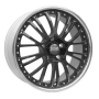 Jante aluminium OZ Botticelli III, 9,5x21 ET52 5x130 71,6, schwarz matt lackiert