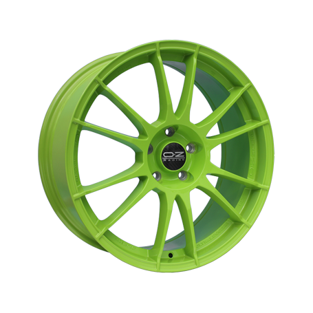 Jante aluminium OZ Ultraleggera HLT, 8,5x19 ET27 5x108 67,1, acid green
