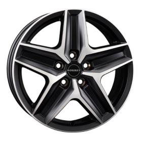 Jante aluminium Borbet CWZ, 7,5x18 ET53 5x118 71,1, black polished matt