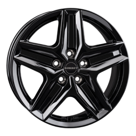 Jante aluminium Borbet CWZ, 7,5x18 ET53 5x120 65,1, black glossy