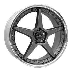 Jante aluminium OZ Crono III, 10x19 ET43 5x114,3 75, matt graphit silber