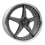 Jante aluminium OZ Crono III, 10x19 ET43 5x114,3 75, matt graphit silber