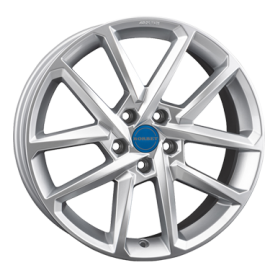 Jante aluminium Borbet N, 6,5x17 ET40 5x114,3 72,5, crystal silver