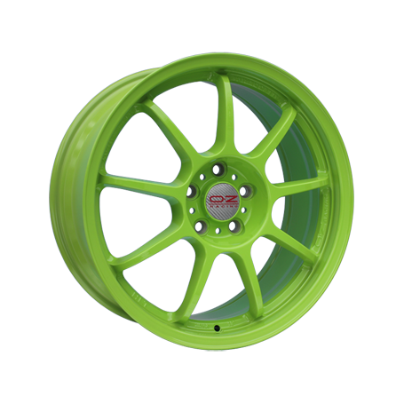 Jante aluminium OZ Alleggerita HLT, 7x16 ET42 4x100 68, acid green