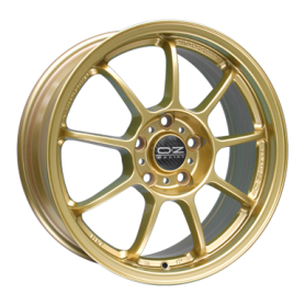 Jante aluminium OZ Alleggerita HLT, 7x17 ET40 5x114,3 75, race Gold