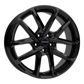 Jante aluminium Borbet N, 6,5x17 ET38 5x112 57,1, black glossy