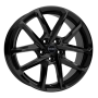 Jante aluminium Borbet N, 6,5x17 ET38 5x112 57,1, black glossy