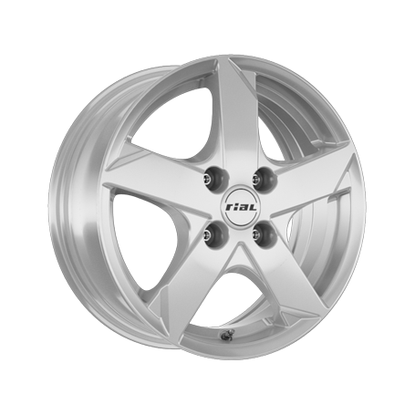 Jante aluminium Rial Kodiak, 6x15 ET39 4x100 56,6, polar-silber