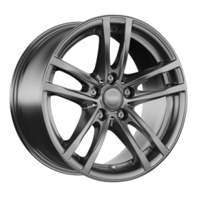 Jante aluminium Rial X10, 7x17 ET40 5x120 72,6, metal-grey