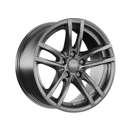 Jante aluminium Rial X10, 7,5x17 ET32 5x120 72,6, metal-grey
