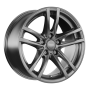 Jante aluminium Rial X10, 7,5x17 ET32 5x120 72,6, metal-grey