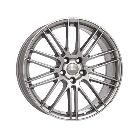 Jante aluminium Rial Kibo, 8,5x20 ET45 5x112 70,1, metal-grey