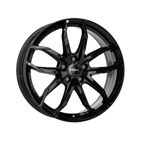 Jante aluminium Rial Lucca, 8x18 ET39 5x112 66,6, diamant schwarz
