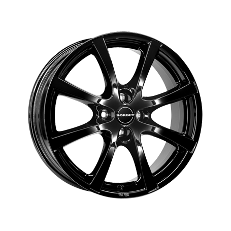 Jante aluminium Borbet LV4, 5,5x14 ET43 4x108 63,4, black glossy