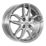 Jante aluminium Rial Lucca, 6,5x17 ET38 4x100 63,3, polar-silber