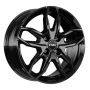 Jante aluminium Rial Lucca, 6,5x17 ET38 4x98 58,1, diamant schwarz