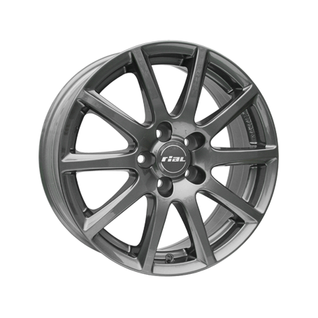 Jante aluminium Rial Milano, 6,5x16 ET50 5x108 63,4, titanium